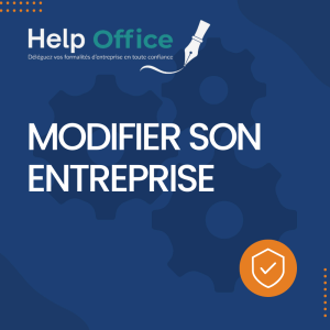Modifier son entreprise